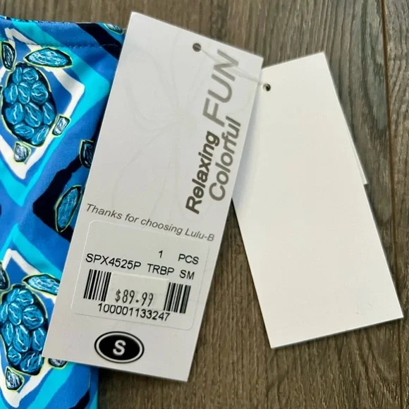 Lulu B Turtle Print Sleeveless Dress UPF 50+ NWT Size Small pickleball resort​ - Picture 2 of 10